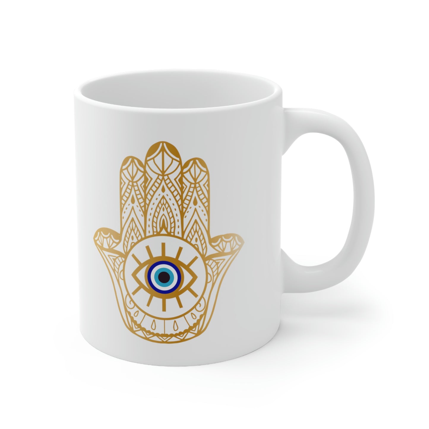 Empower Your Day with our Hamsa Hand Mug