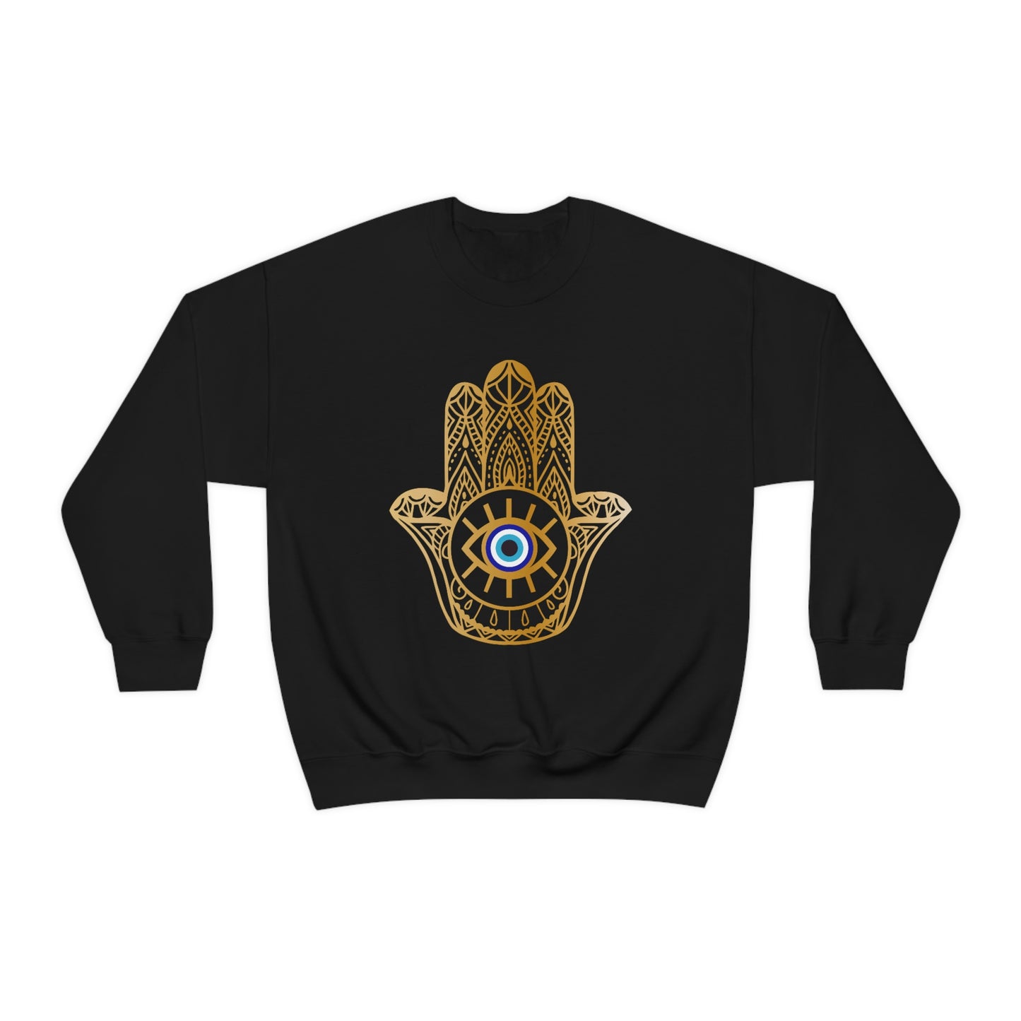 Divine Protection: Hamsa Hand Evil Eye Sweatshirt