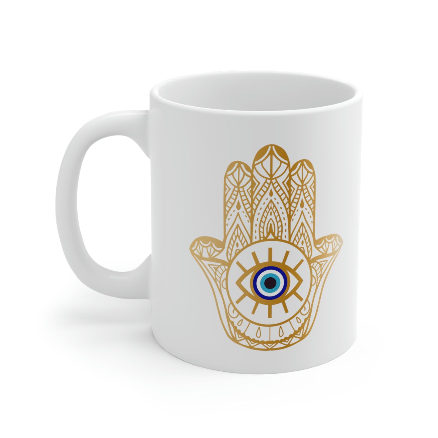 Empower Your Day with our Hamsa Hand Mug