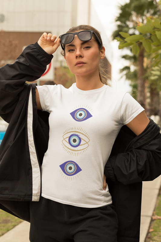 Gaze of Protection: Evil Eye Short Sleeve Tee